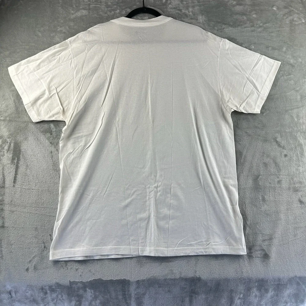 Fruit Of The Loom Crew Neck T-Shirt Men's XL White 4 Pack 100% Cotton